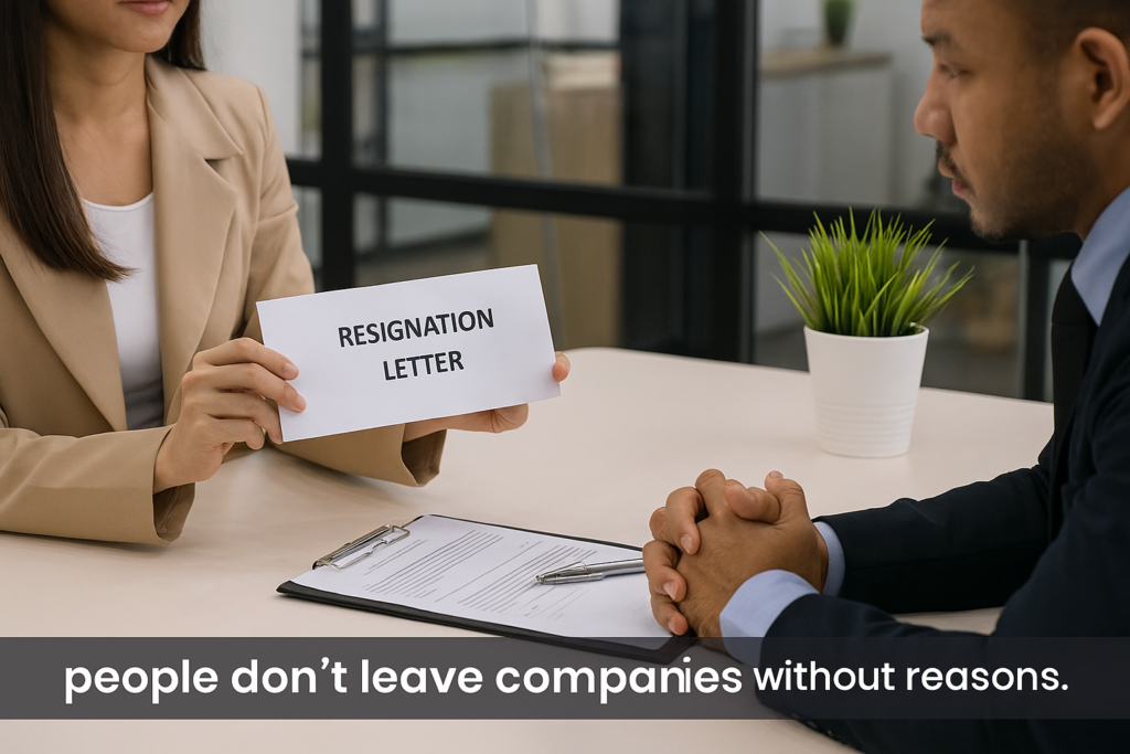 Exit interview visual