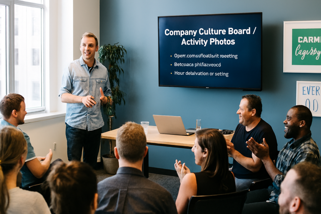 Company Culture Board / Activity Photo