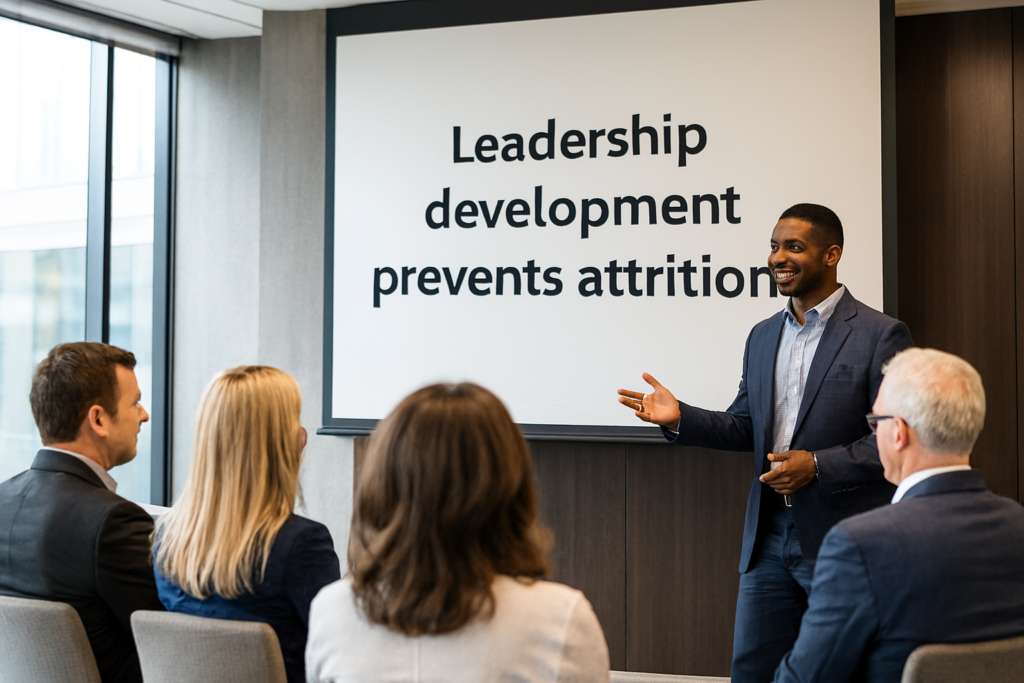 8️⃣ Leadership Training / Coaching Session Photo