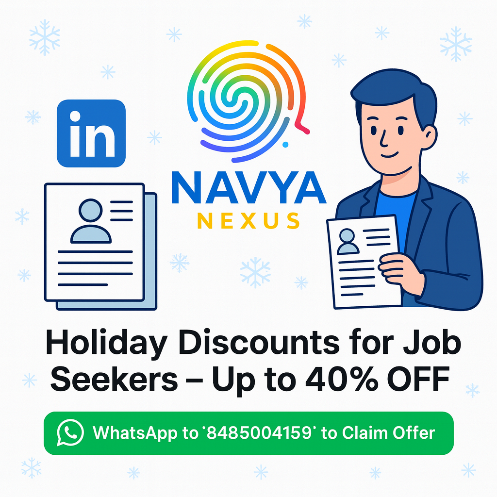 Christmas Career Upgrade Sale — Get 10% to 40% OFF on Resume Writing & LinkedIn Optimization!