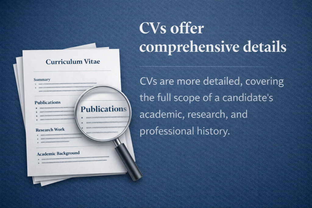 CV sample format
